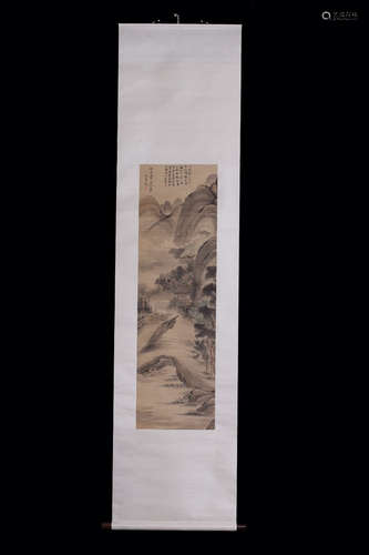 CHINESE LANDSCAPE SCROLL PAINTING