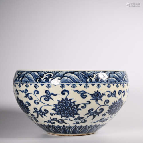 CHINESE BLUE WHITE PORCELAIN BOWL