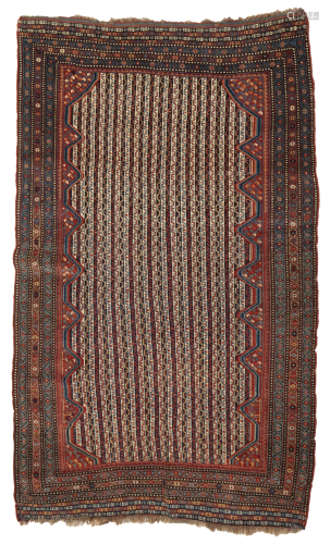 A Turkish geometric area rug