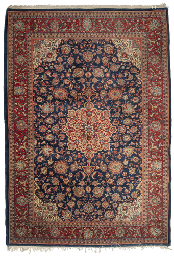 A Persian area rug