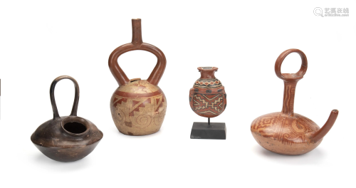 Four Pre-Columbian vessels