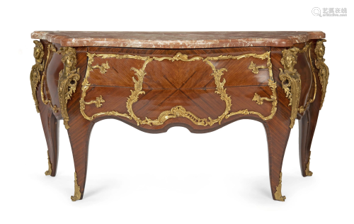 A Louis XV-style commode