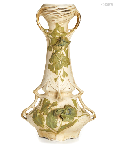 A Royal Dux Art Nouveau vase