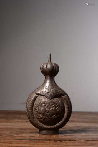 The Qing Dynasty, Phoenix Pattern Silver Ornament