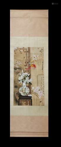 Zhang Daqian, Flowers and Birds Painting