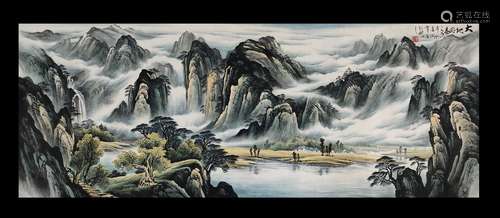 Guan Shanyue, Landscape Painting