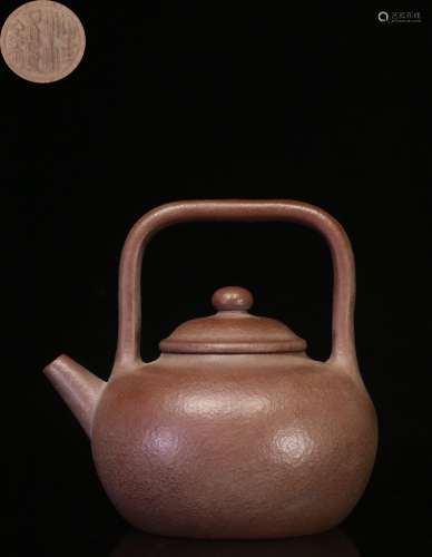 Yixing Clay Teapot with Handle