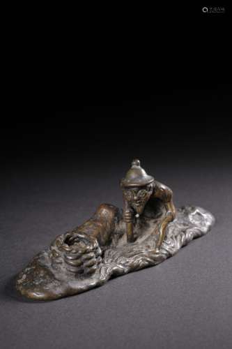 The Qing Dynasty, Figure Copper Ornament