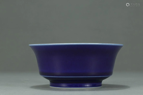 BLUE GLAZED BOWL