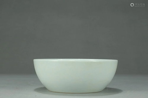 WHITE GLAZED BOWL