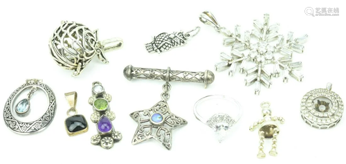 Collection Of Sterling & Silver Jewelry