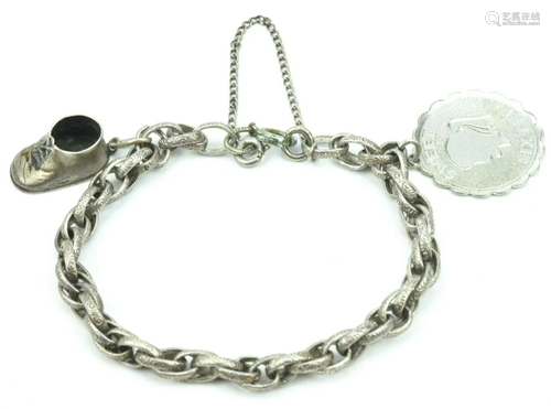 Sterling Silver Charm Bracelet