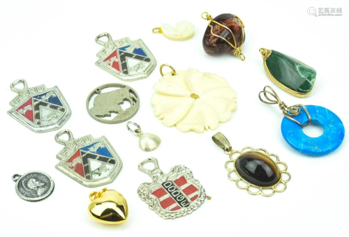 Collection Of Antique & Vintage Pendants & Charms