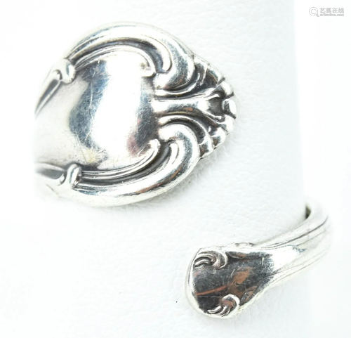 Handmade Sterling Silver Spoon Handle Ring