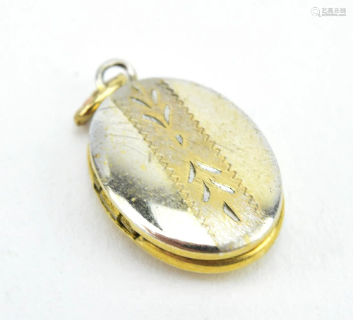 Antique Miniature Gold Filled Locket