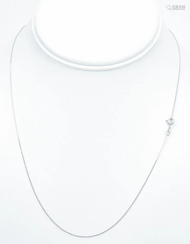 14kt White Gold Necklace Chain