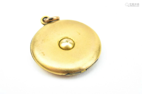 Antique 19th C Yellow Gold Locket