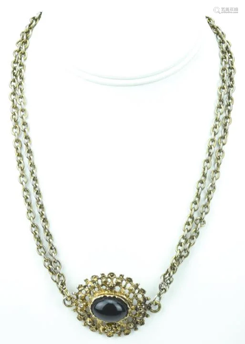 Vintage Etruscan Revival Style Necklace