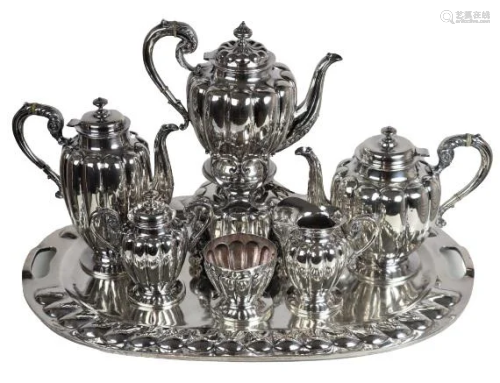 Mexican Sterling Silver 183 OZT Prieto Tea Set