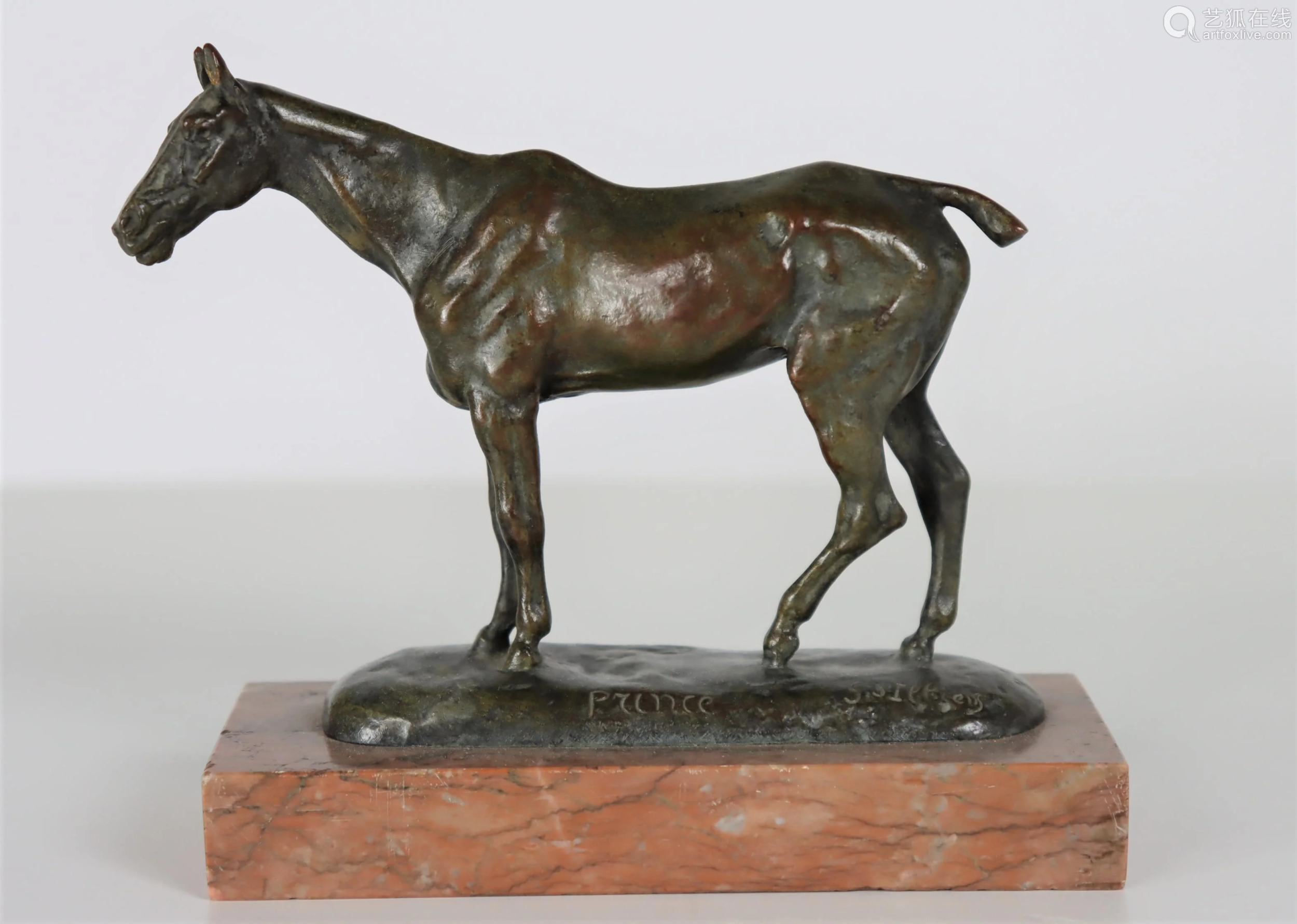 Gaston D Illiers 1876 1952 French Bronze Horse Deal Price Picture