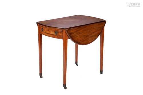 GEORGE III MAHOGANY PEMBROKE TABLE