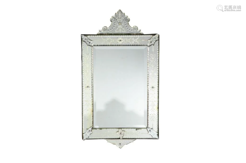 VINTAGE VENETIAN MURANO GLASS MIRROR