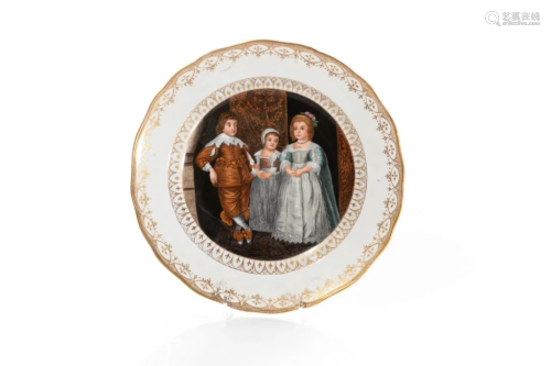 MEISSEN HAND PAINTED PORCELAIN CABINET DISH