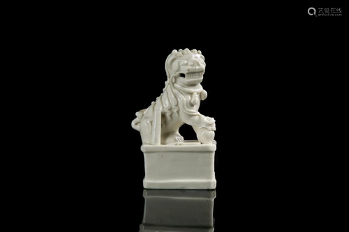 DEHUA PORCELAIN BUDDHIST LION INCENSER HOLDER