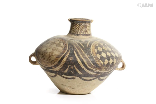 CHINESE NEOLITHIC MAJIAYAO STYLE GEOMETRIC POT