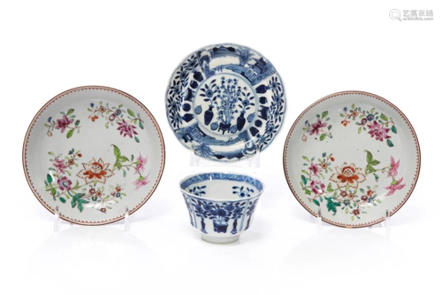 GROUP OF CHINESE 18TH C. EXPORT PORCELAIN