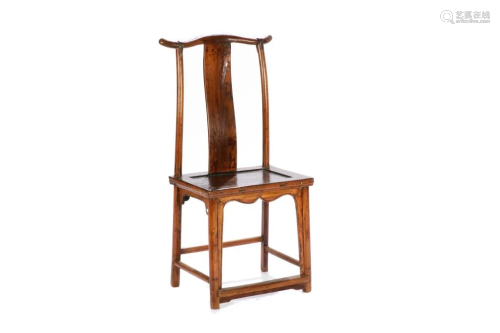 CHINESE OFFICIAL'S HAT STYLE SIDE CHAIR