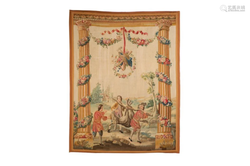 18TH C FRENCH WALL TAPESTRY