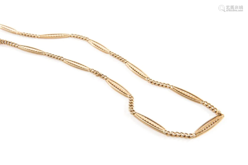 GOLD LINK NECKLACE, 19g