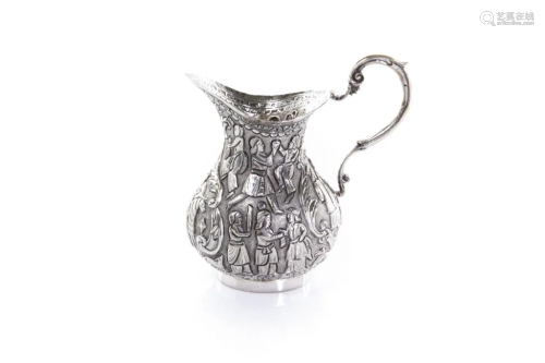 INDIAN SILVER CREAM JUG, 250g