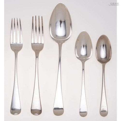 A Group of Richard Crossley Sterling Flatware