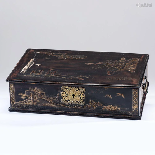 A Japanned Document Box