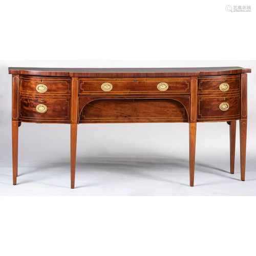 A Federal-style Mahogany Sideboard