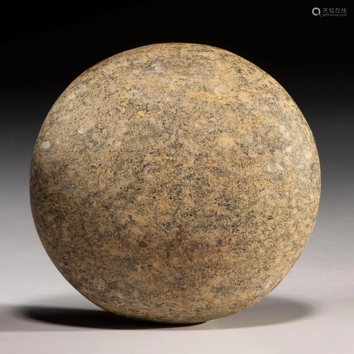 A Granite Biscuit Discoidal, 4 in.