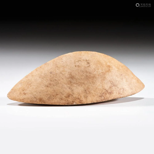 A Quartz Boatstone, 4-1/4 in.