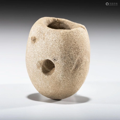 A Sandstone Vase Pipe, 1-3/4 in.