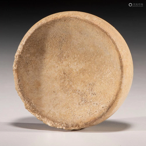 A Heavily Patinated Cahokia Discoidal, 2-1/2 in.