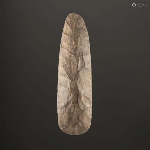 A Dover Chert Hoe, 10 in.