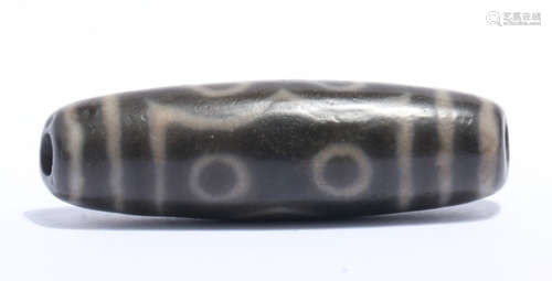 TIBETAN AGATE SEVEN EYES PATTERN DZI