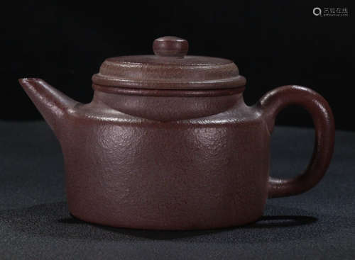 ZISHA CARVED TEA POT