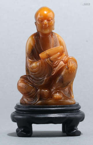 TIANHUANG STONE ARHAT BUDDHA PENDANT