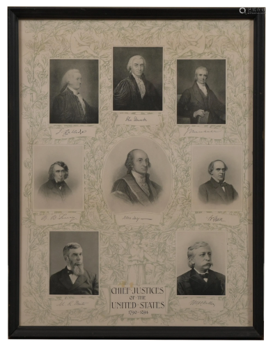 Chief Justices of the Supreme Court 1790 - 1894