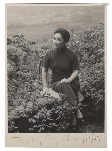 Madame Chiang Kai Shek Signed Photo, 1957