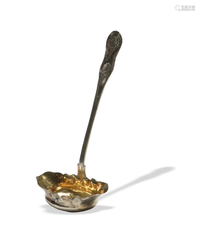 Swedish Parcel Gilt Sterling Ladle, 1865