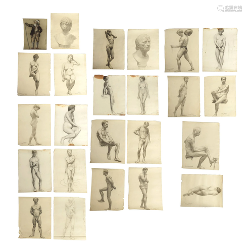 Elizabeth Cole Tucker, 25 Sketches, 1907