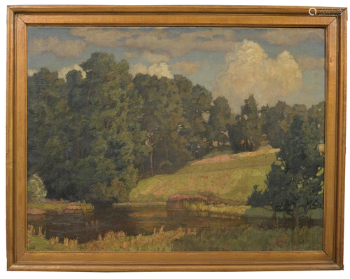 Plein Air Painting by Richard Kaiser (1868-1941)